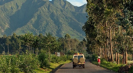 Rwanda Mountain Road